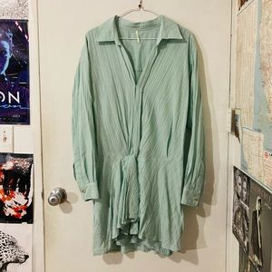 Free People Tara Twist Mini Dress